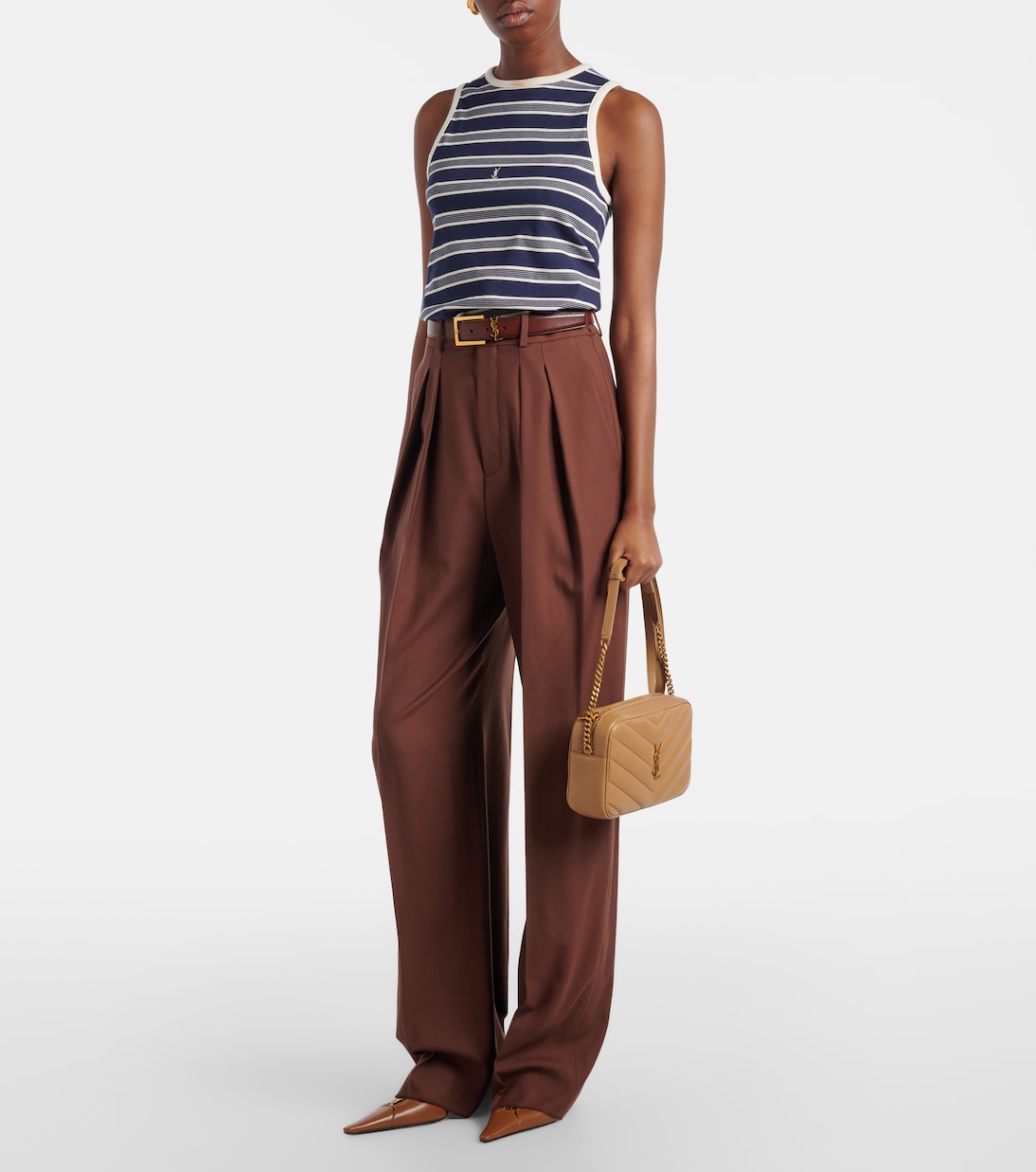 Schultertasche Loulou Mini aus Leder | Saint Laurent