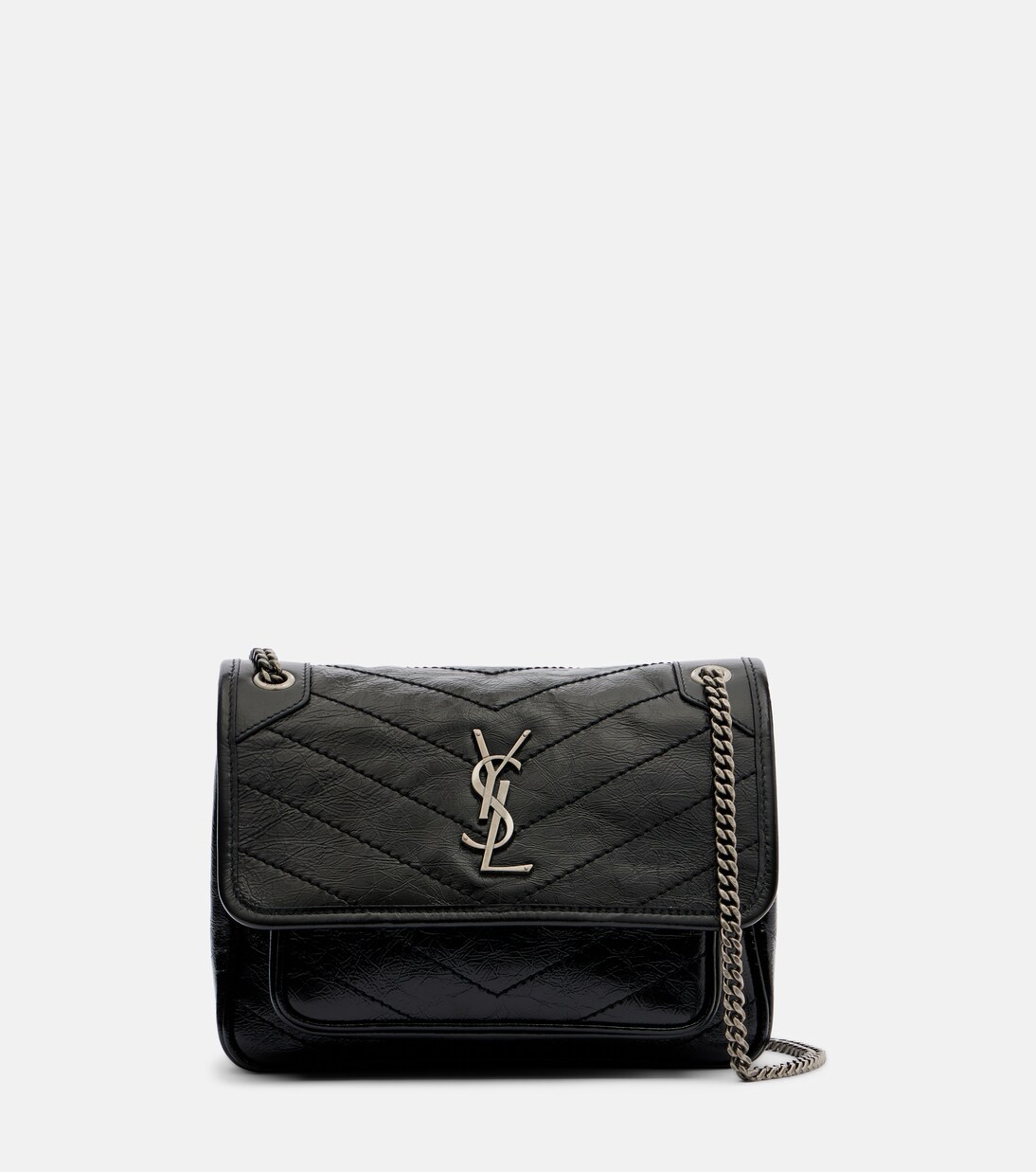 Niki Mini embellished leather crossbody bag | Saint Laurent