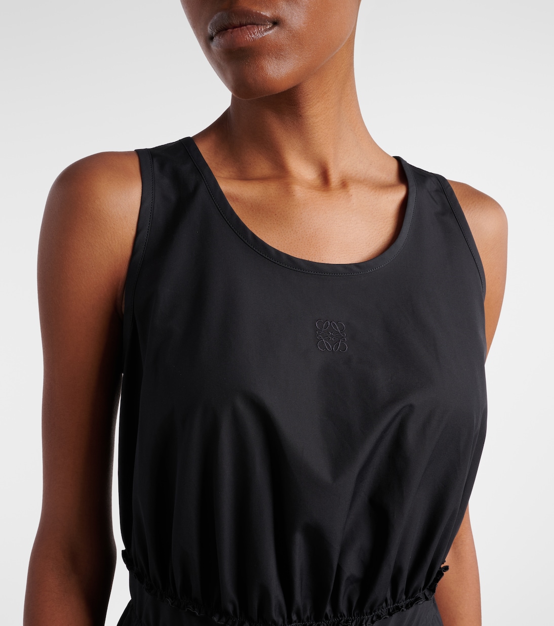 Paula's Ibiza cotton poplin minidress | Loewe