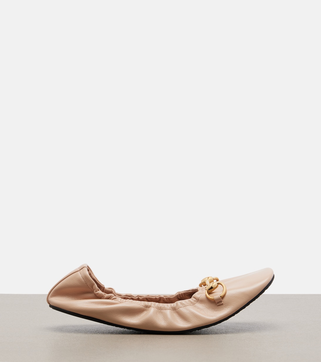 Prima Horsebit leather ballet flats | Gucci