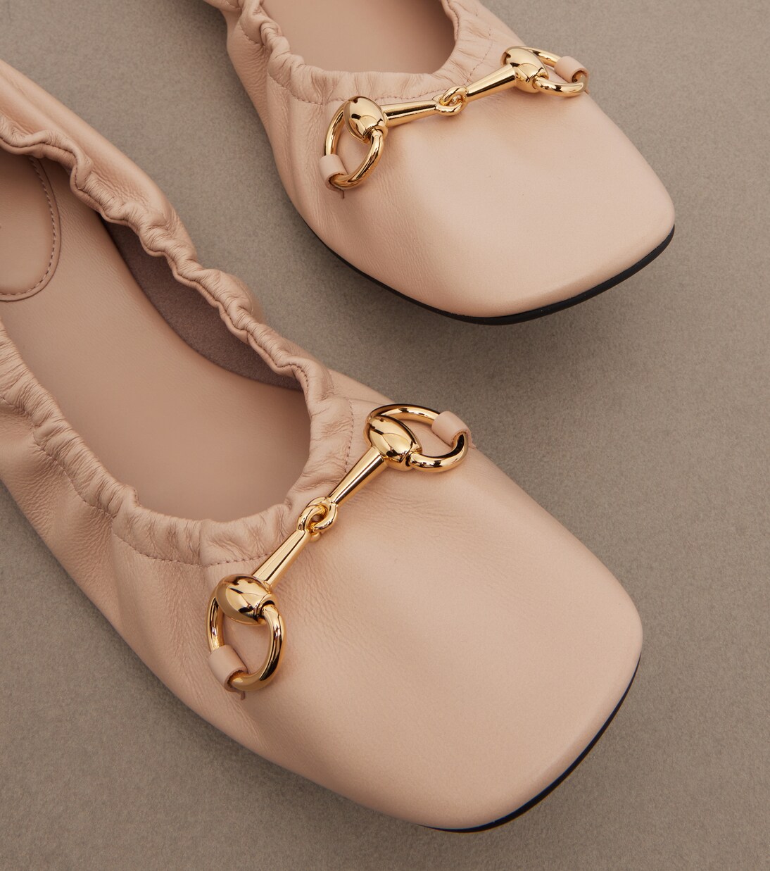 Prima Horsebit leather ballet flats | Gucci