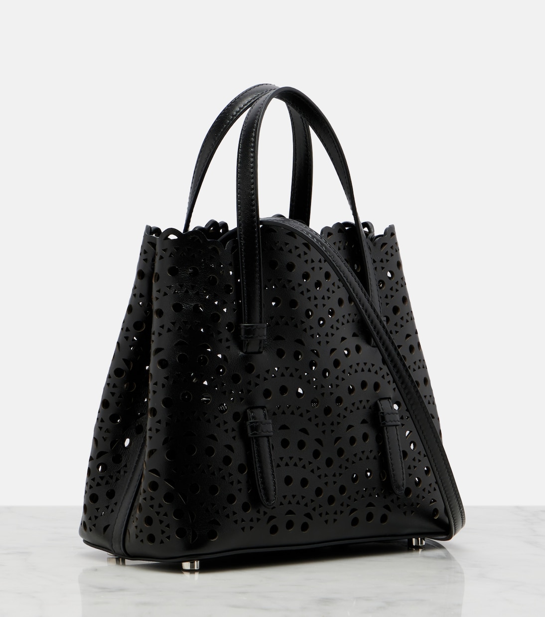 Mina 20 Vienne leather tote bag | Alaïa