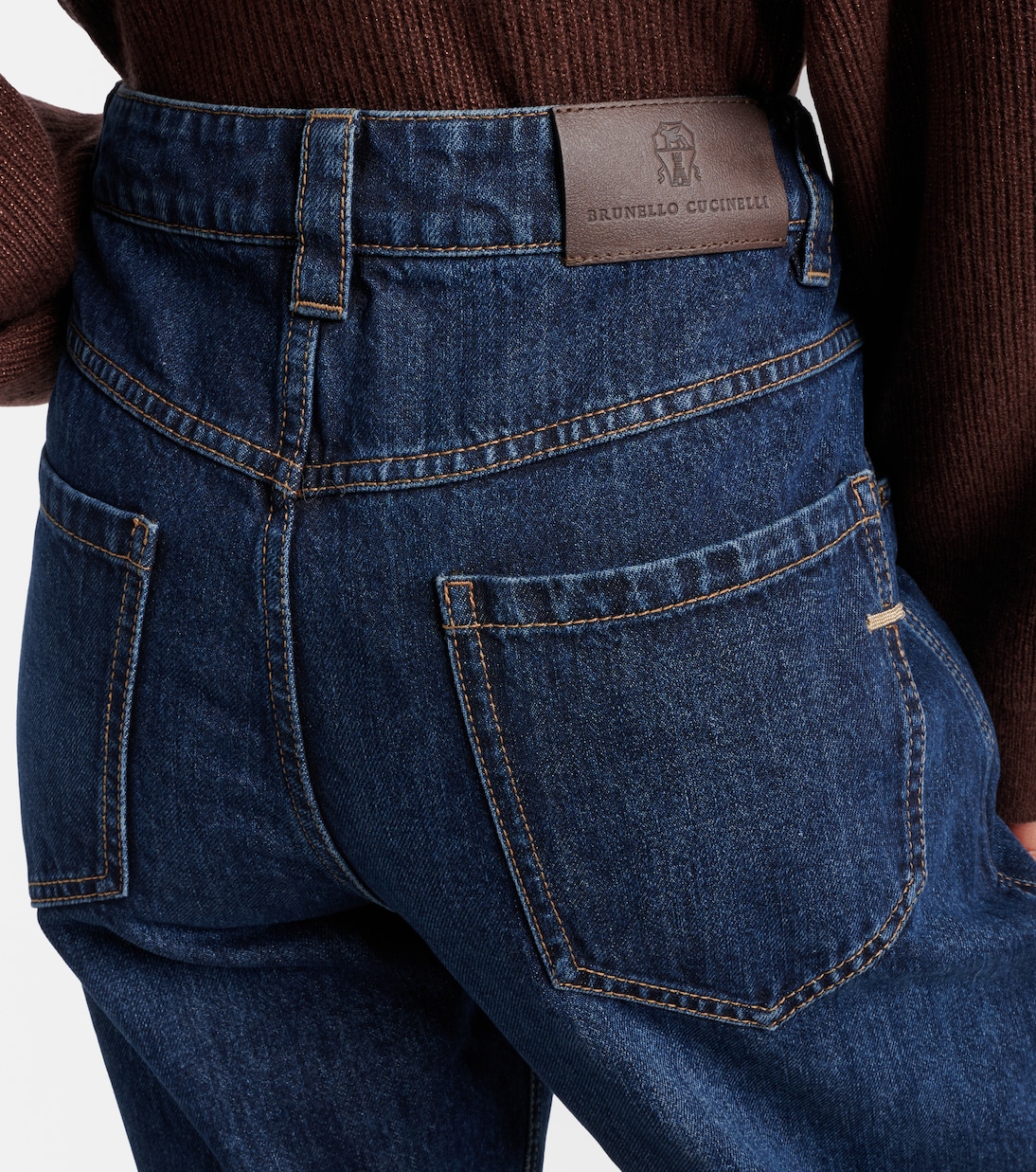 Cropped straight jeans | Brunello Cucinelli