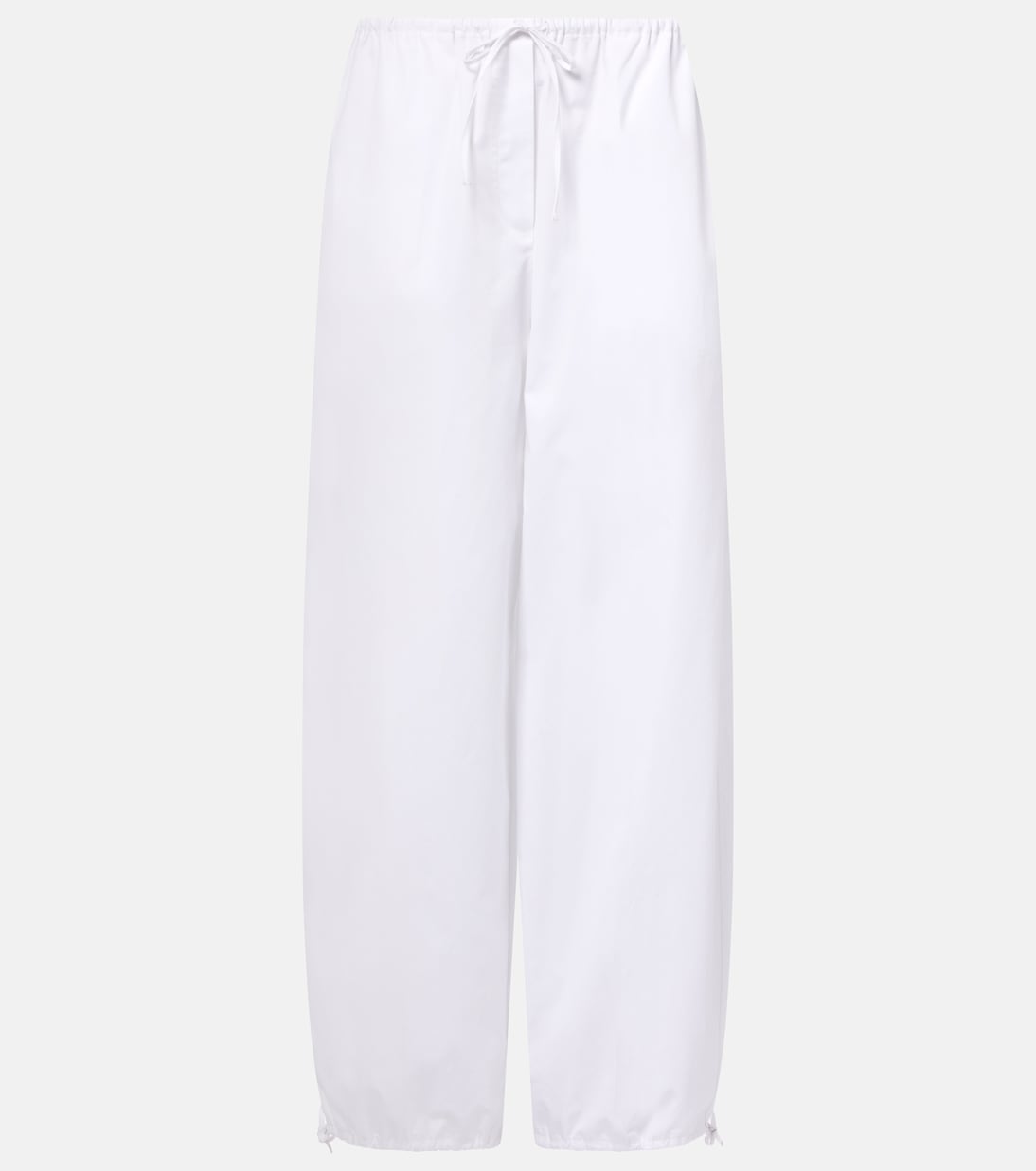 Cotton poplin wide-leg pants | Toteme