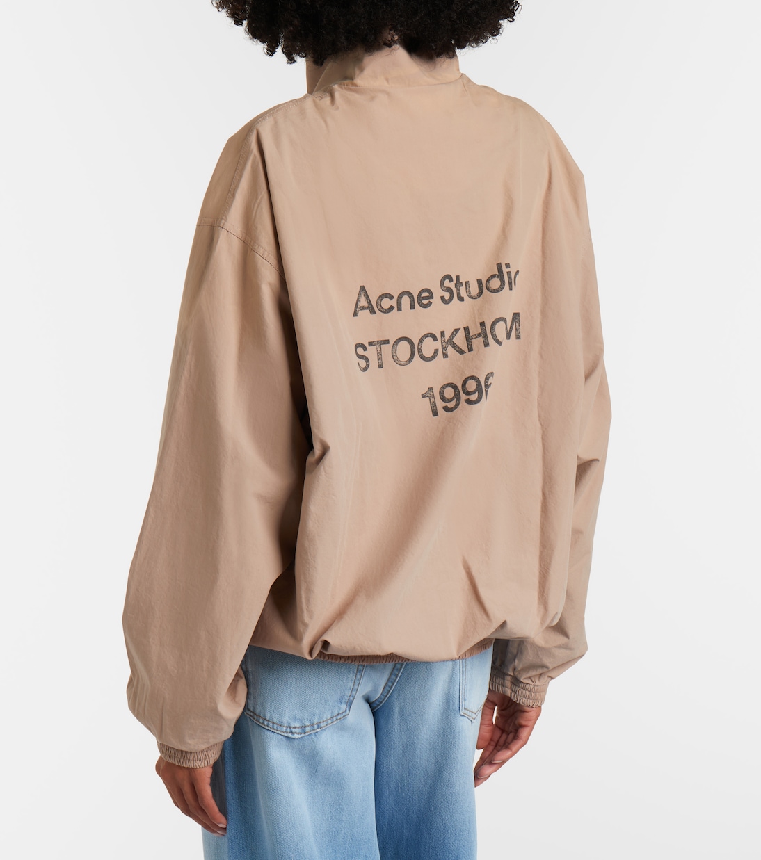 Logo cotton poplin jacket | Acne Studios