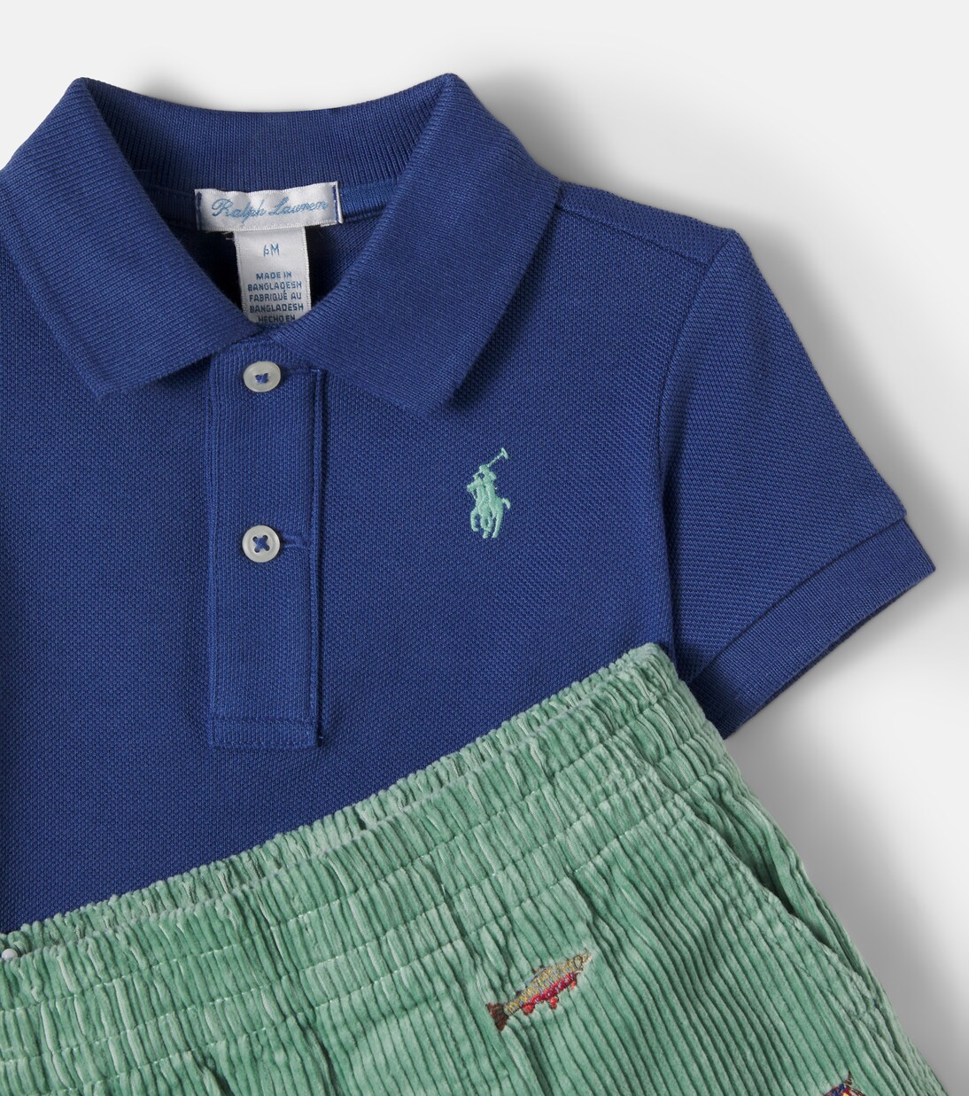 Baby Set aus Polohemd und Shorts aus Baumwolle | Polo Ralph Lauren Kids