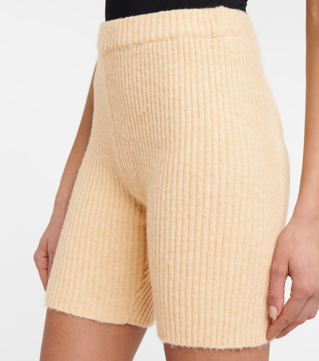 Siu ribbed-knit biker shorts | Nanushka