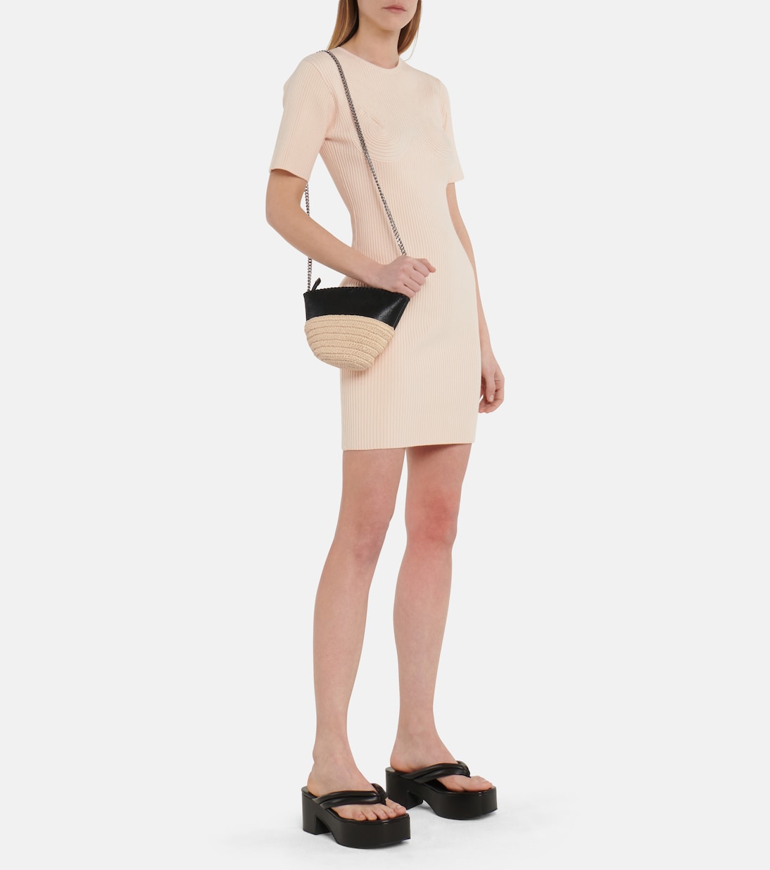 Minikleid aus einem Baumwollgemisch | Stella McCartney