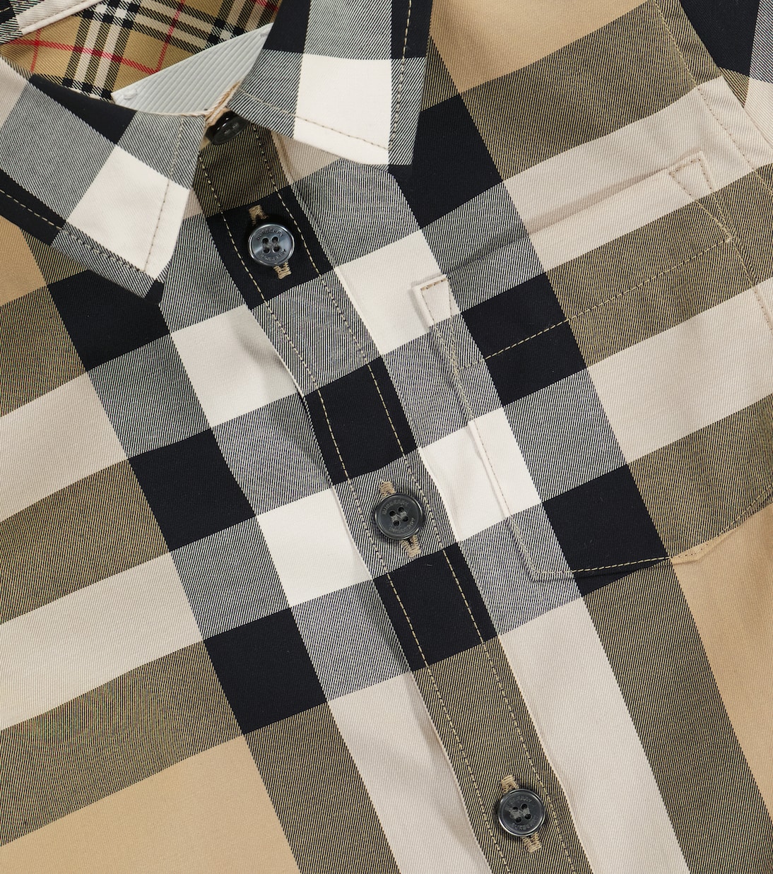 Bebé - camisa Vintage Check en mezcla de algodón | Burberry Kids