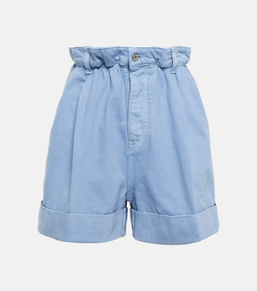 High-rise denim shorts | Miu Miu