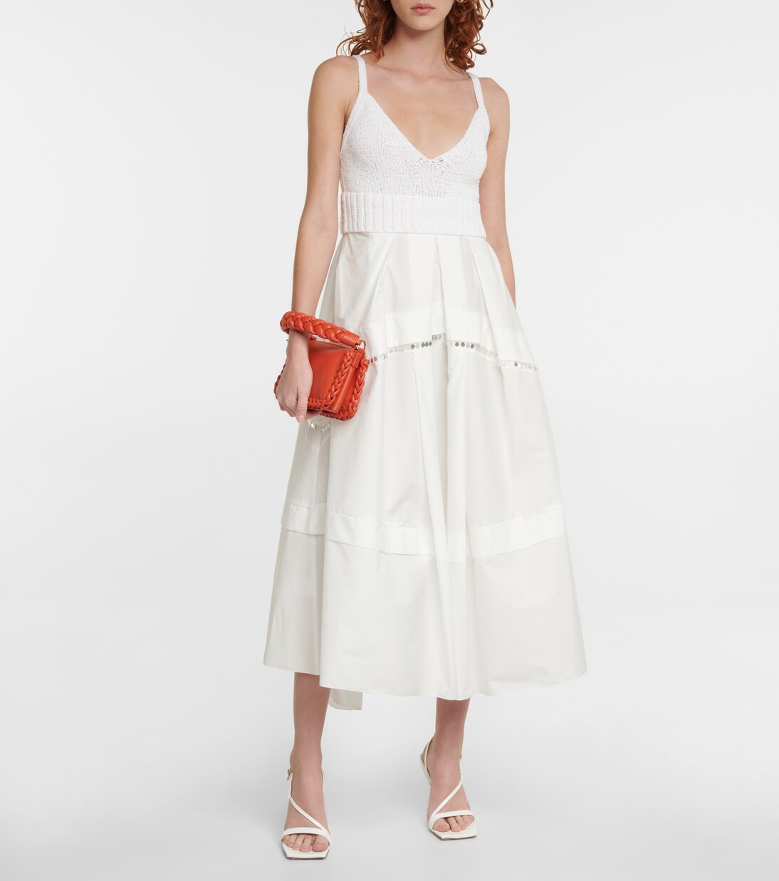 Robe midi Lysandra à ornements | Altuzarra