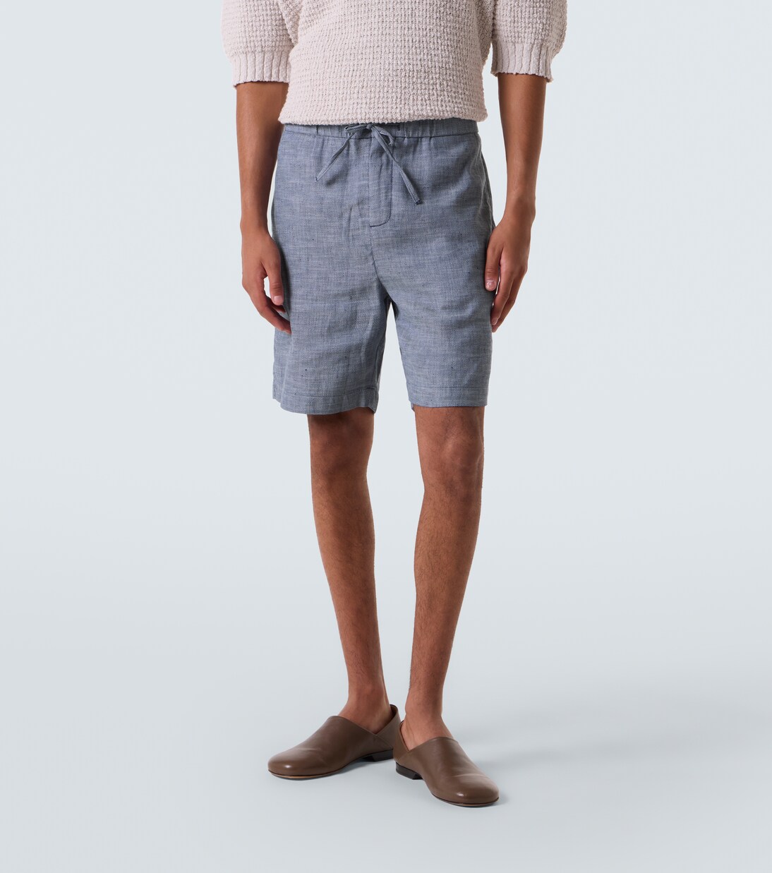 Felipe linen and cotton shorts | Frescobol Carioca