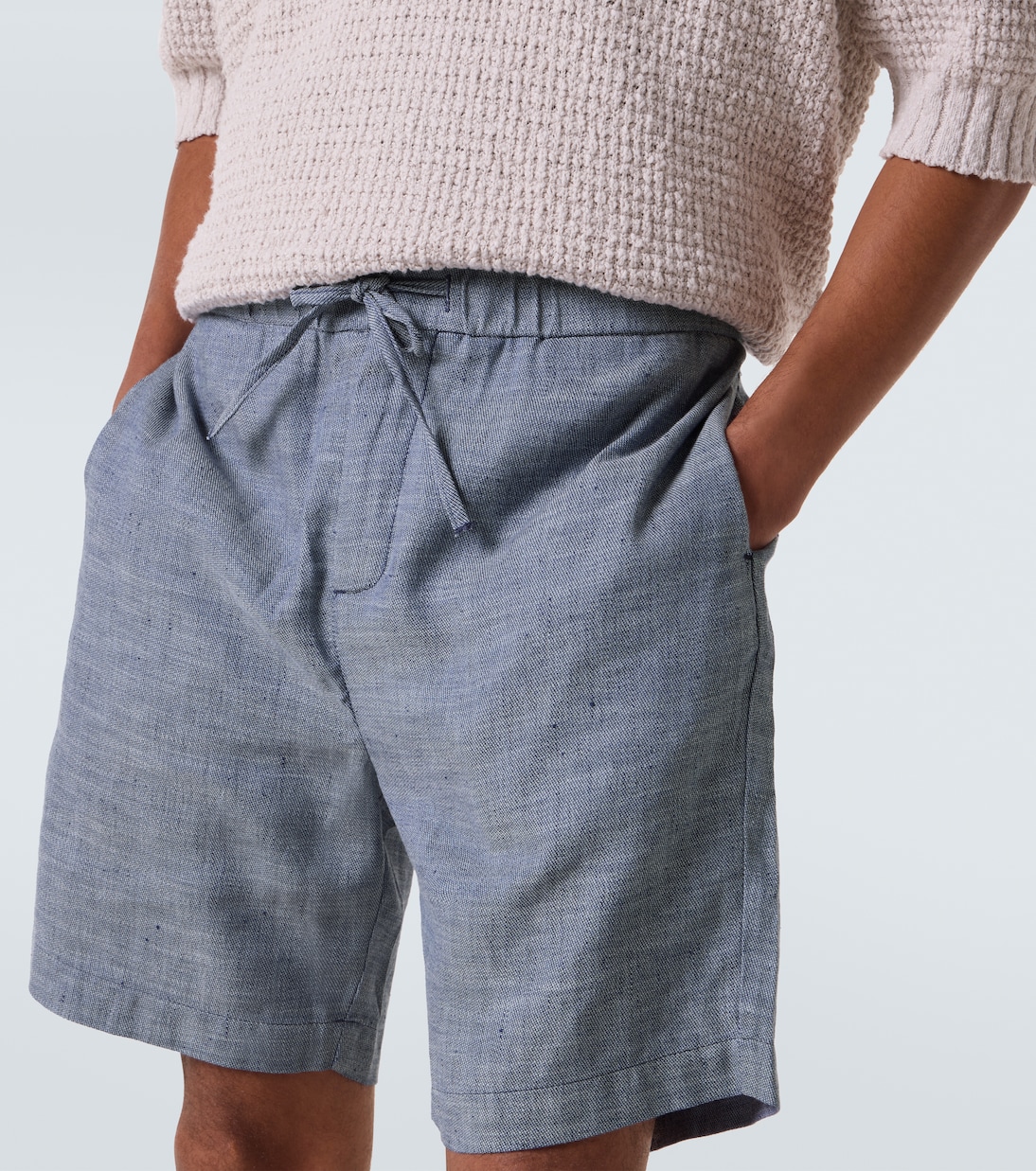 Felipe linen and cotton shorts | Frescobol Carioca
