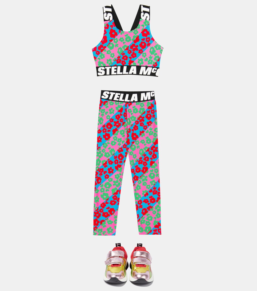 Printed jersey crop top | Stella McCartney Kids