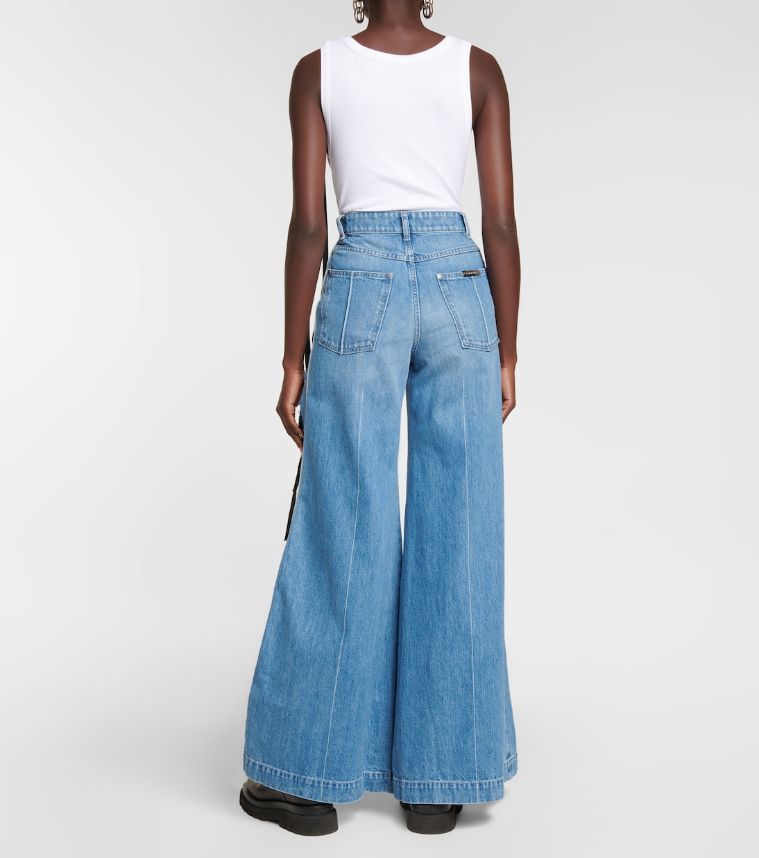 High-Rise Wide-Leg Jeans | Peter Do