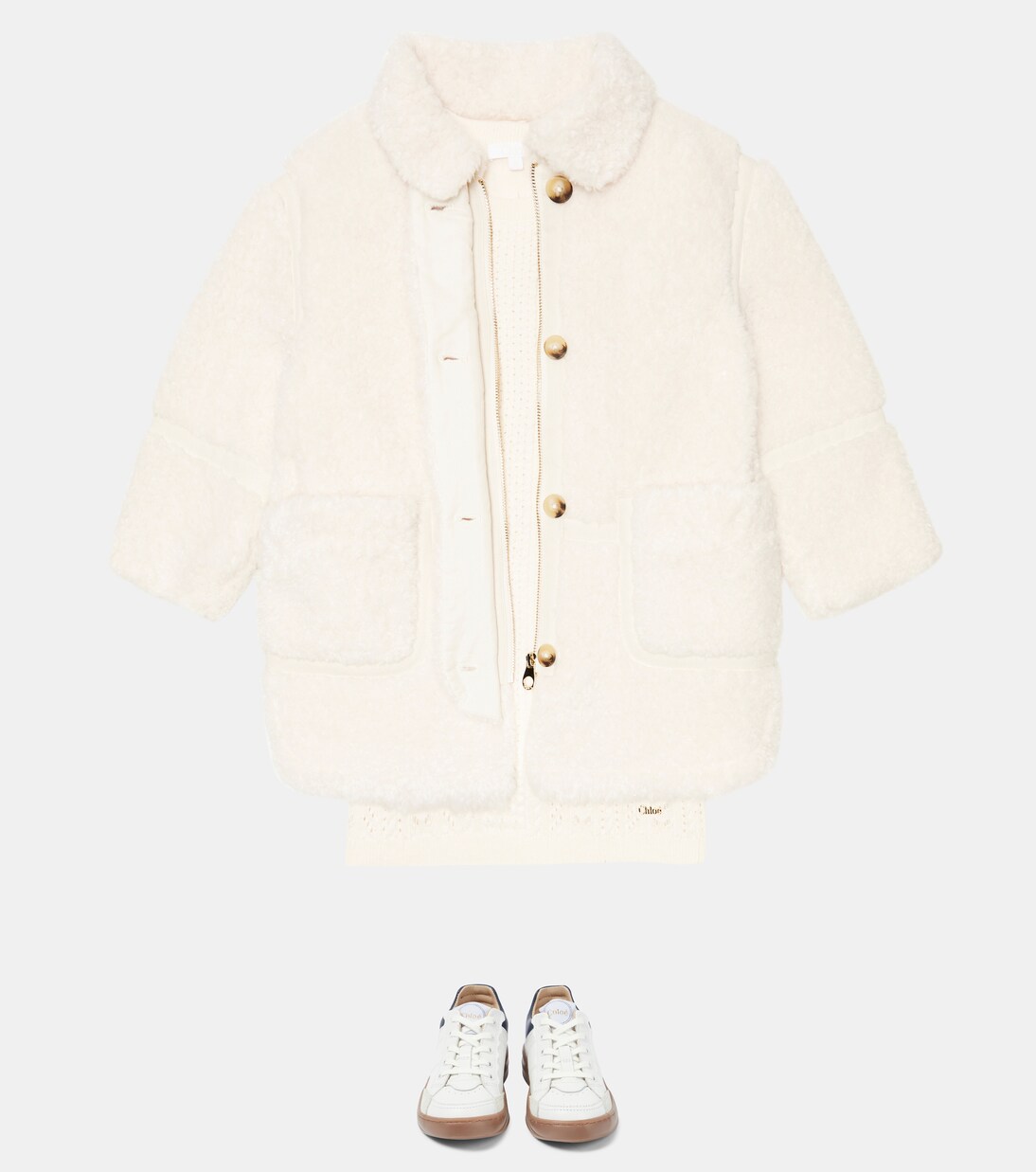 Teddy coat | Chloé Kids