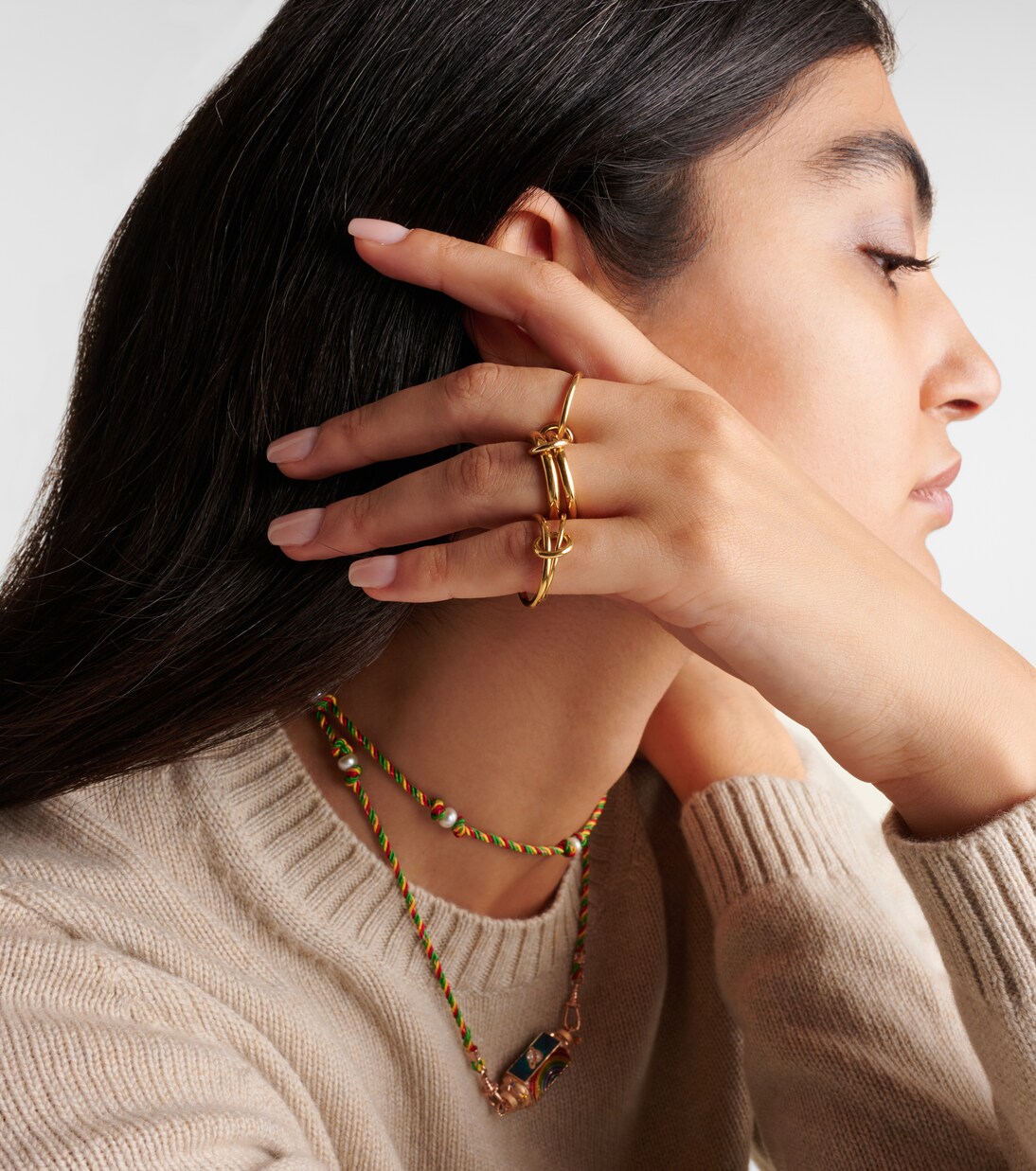 Anelli Aquarius in oro 18kt | Spinelli Kilcollin