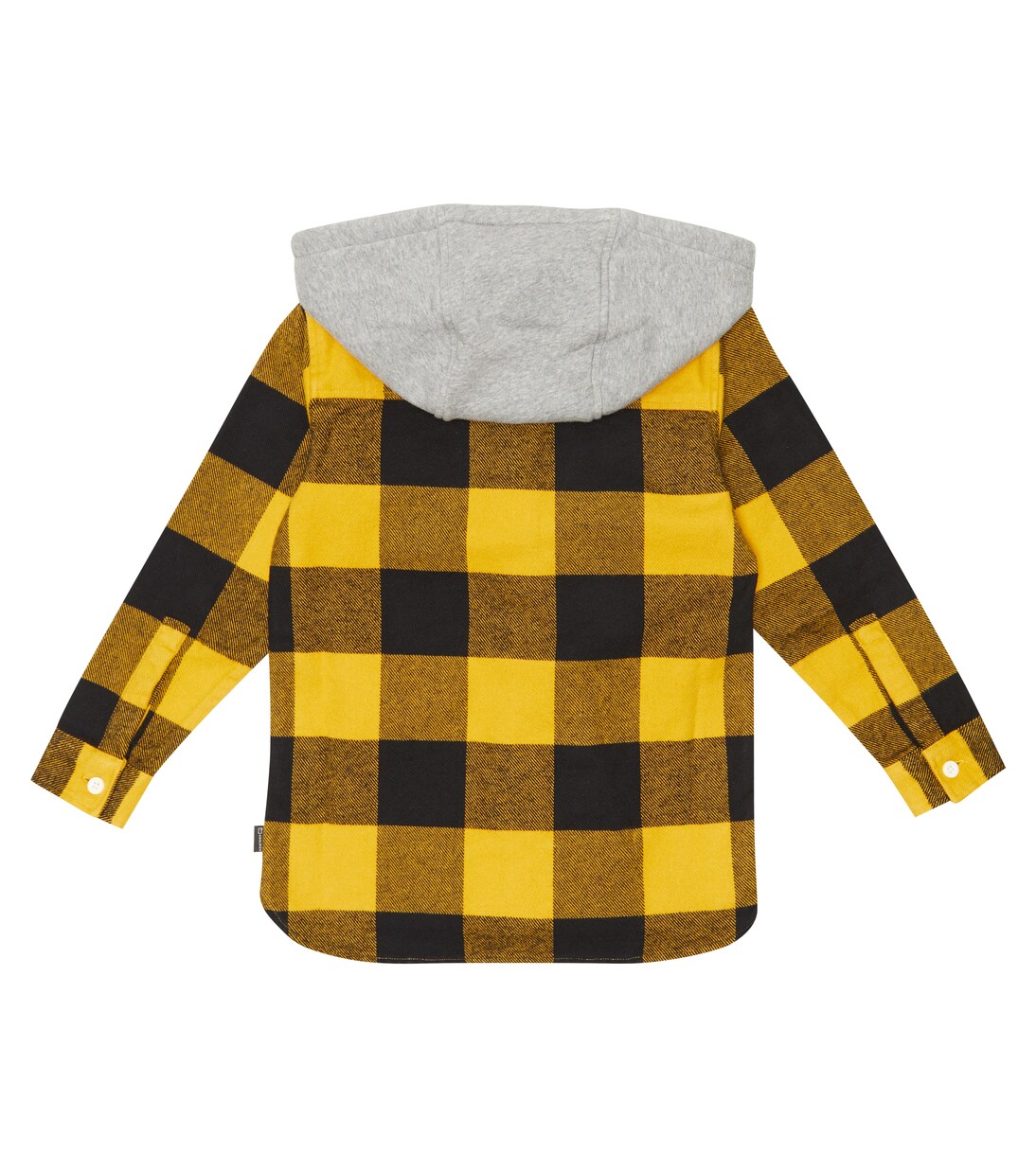 Hooded checked cotton shirt | Woolrich Kids