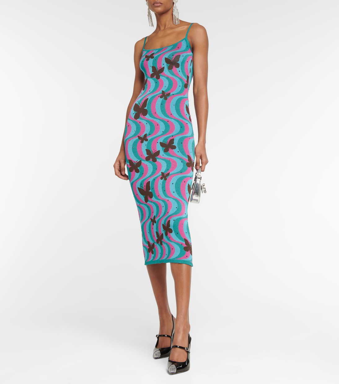 Jacquard midi dress | Alessandra Rich