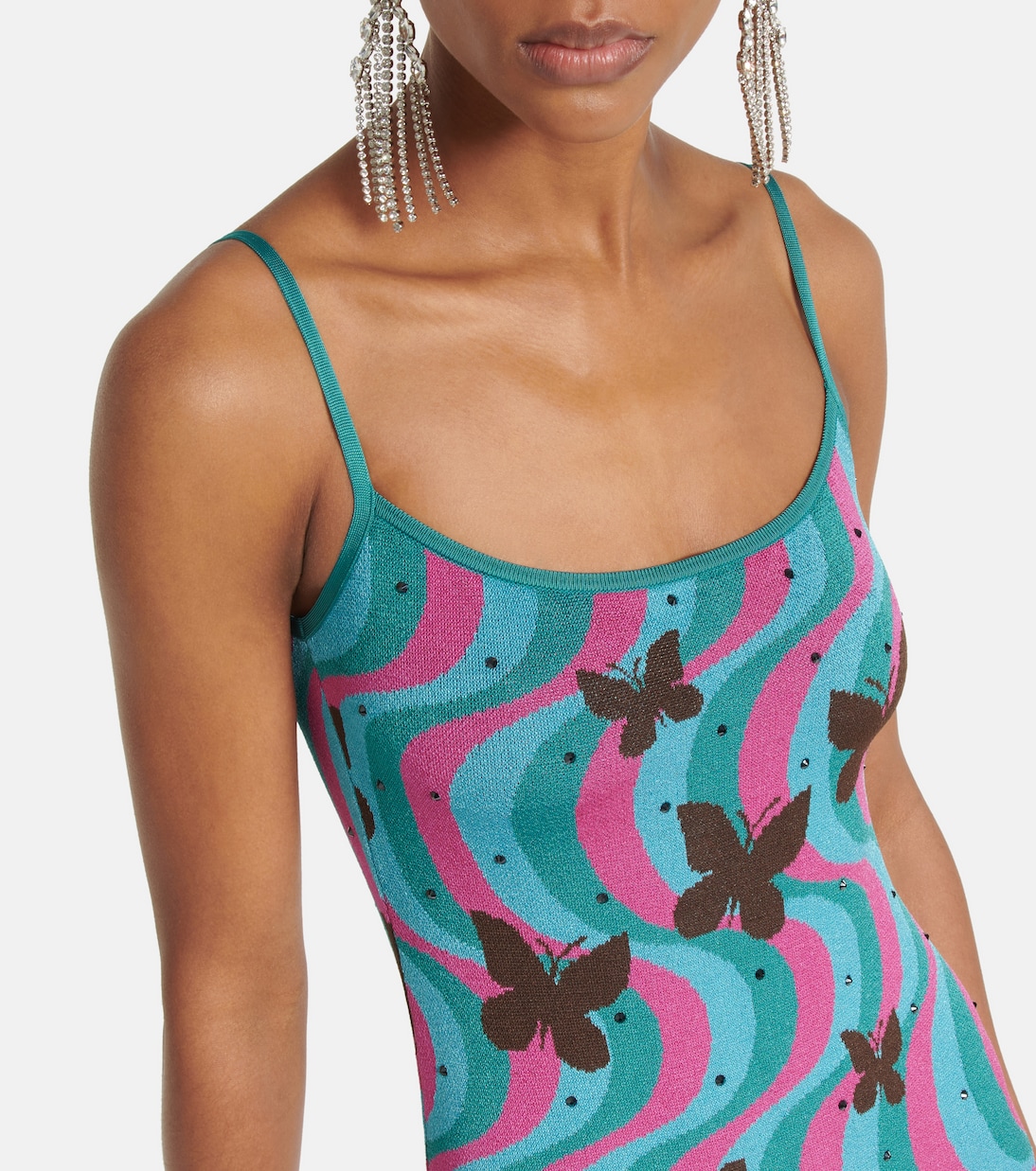 Jacquard midi dress | Alessandra Rich