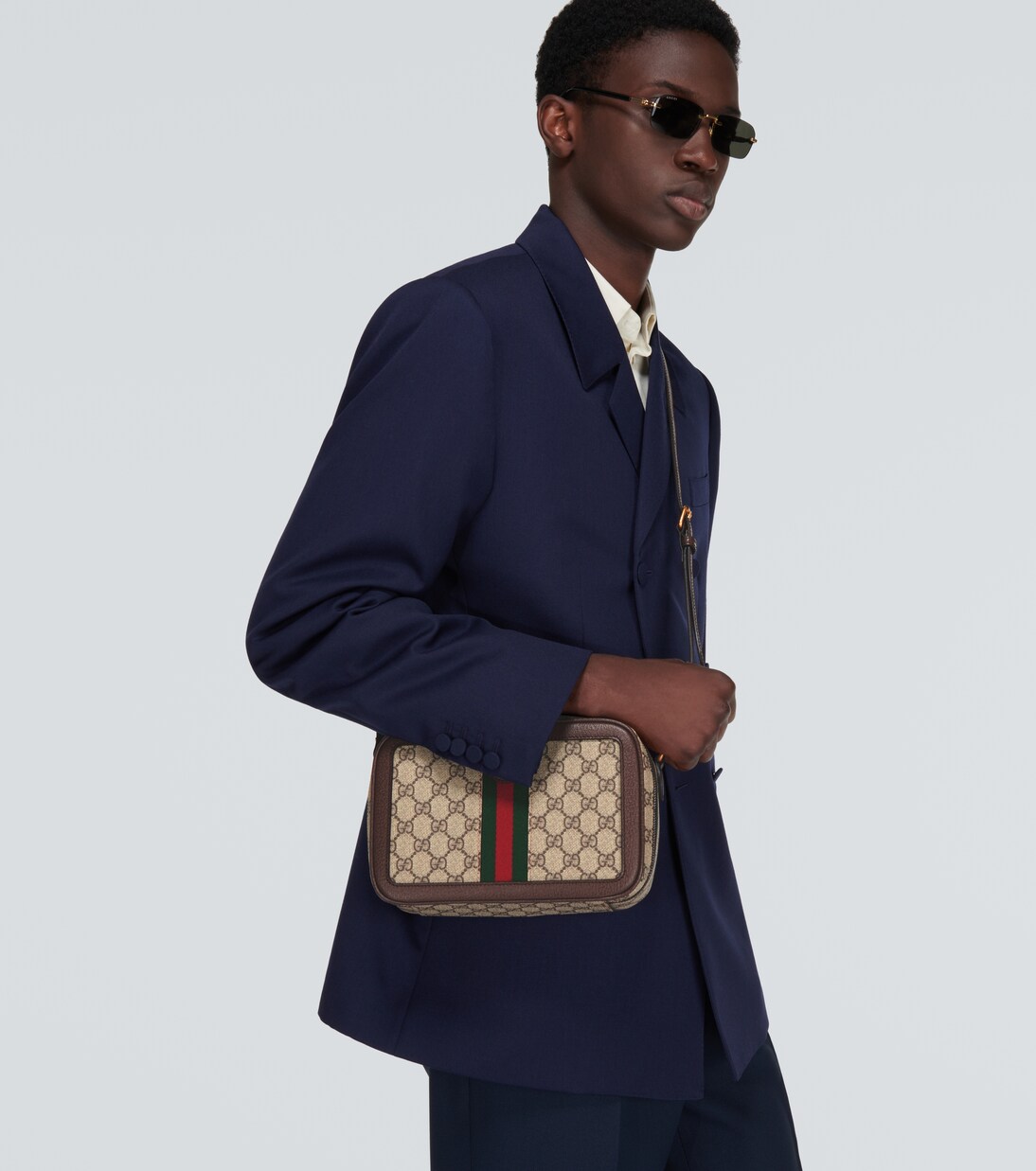Ophidia Small canvas shoulder bag | Gucci