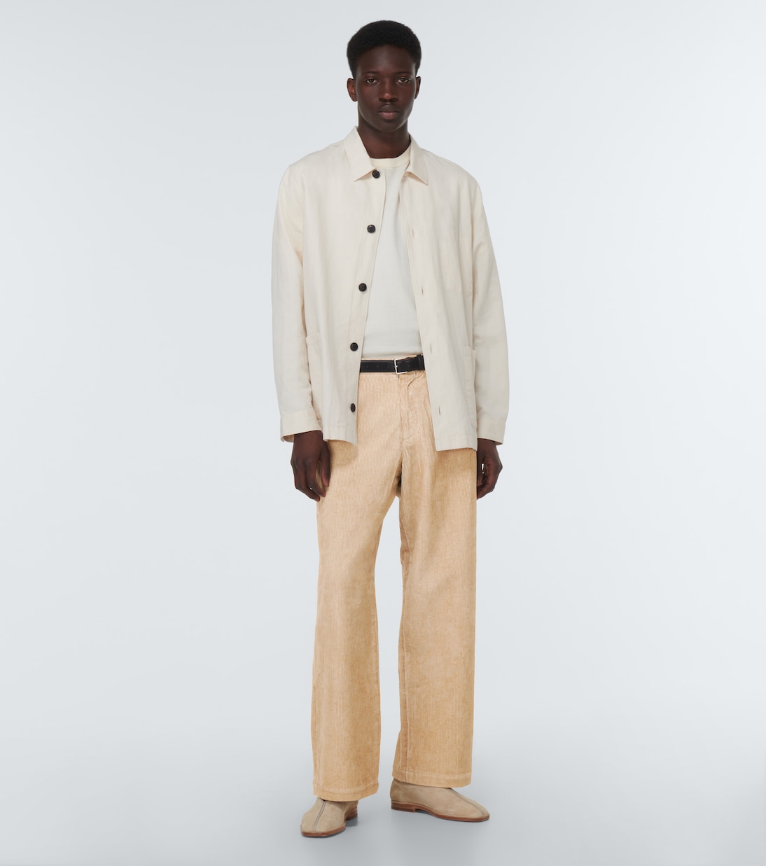 Borrowed wide-leg cotton and linen pants | Our Legacy