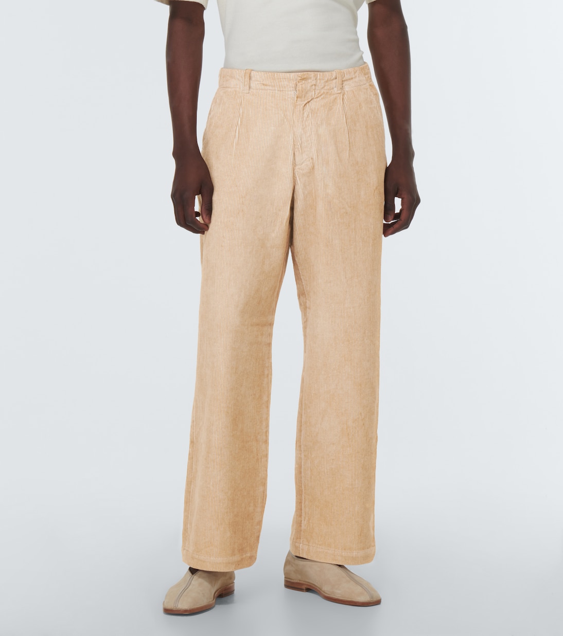 Borrowed wide-leg cotton and linen pants | Our Legacy