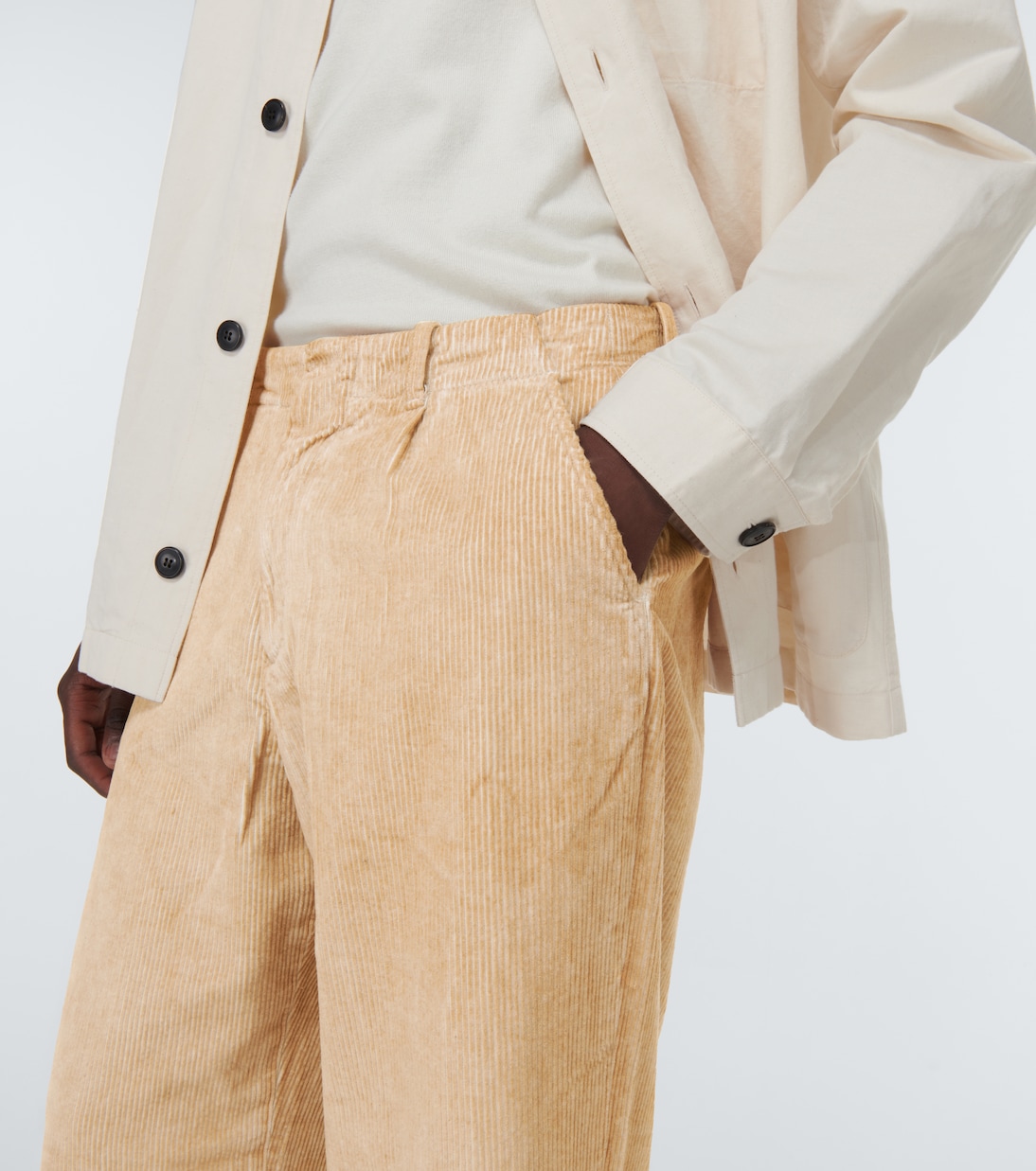 Borrowed wide-leg cotton and linen pants | Our Legacy