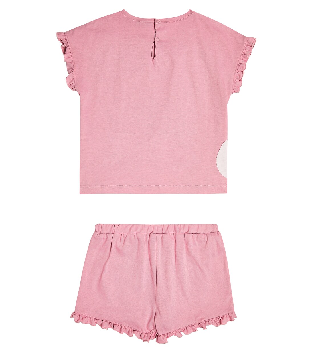 Floral cotton shirt and shorts set | Il Gufo
