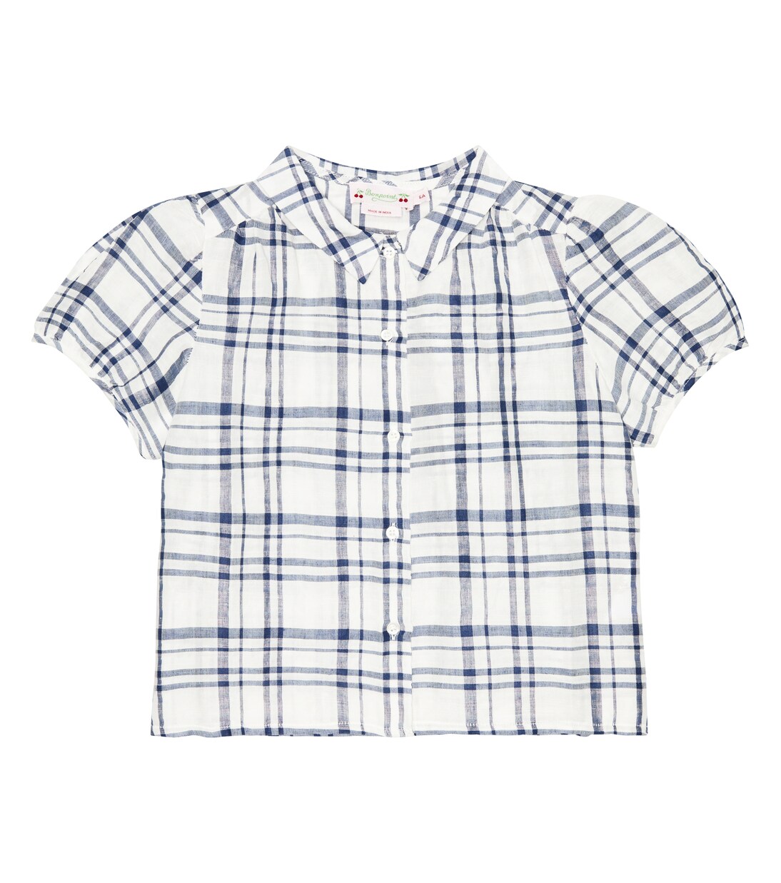 Adele linen-blend top | Bonpoint