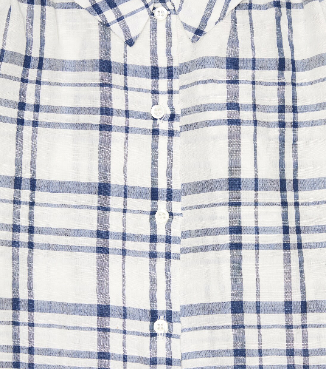 Adele linen-blend top | Bonpoint