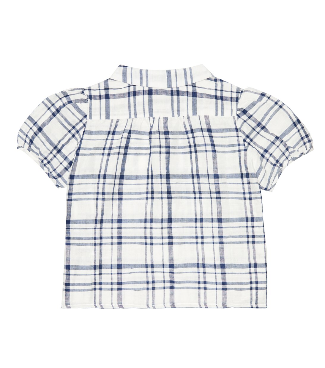 Adele linen-blend top | Bonpoint