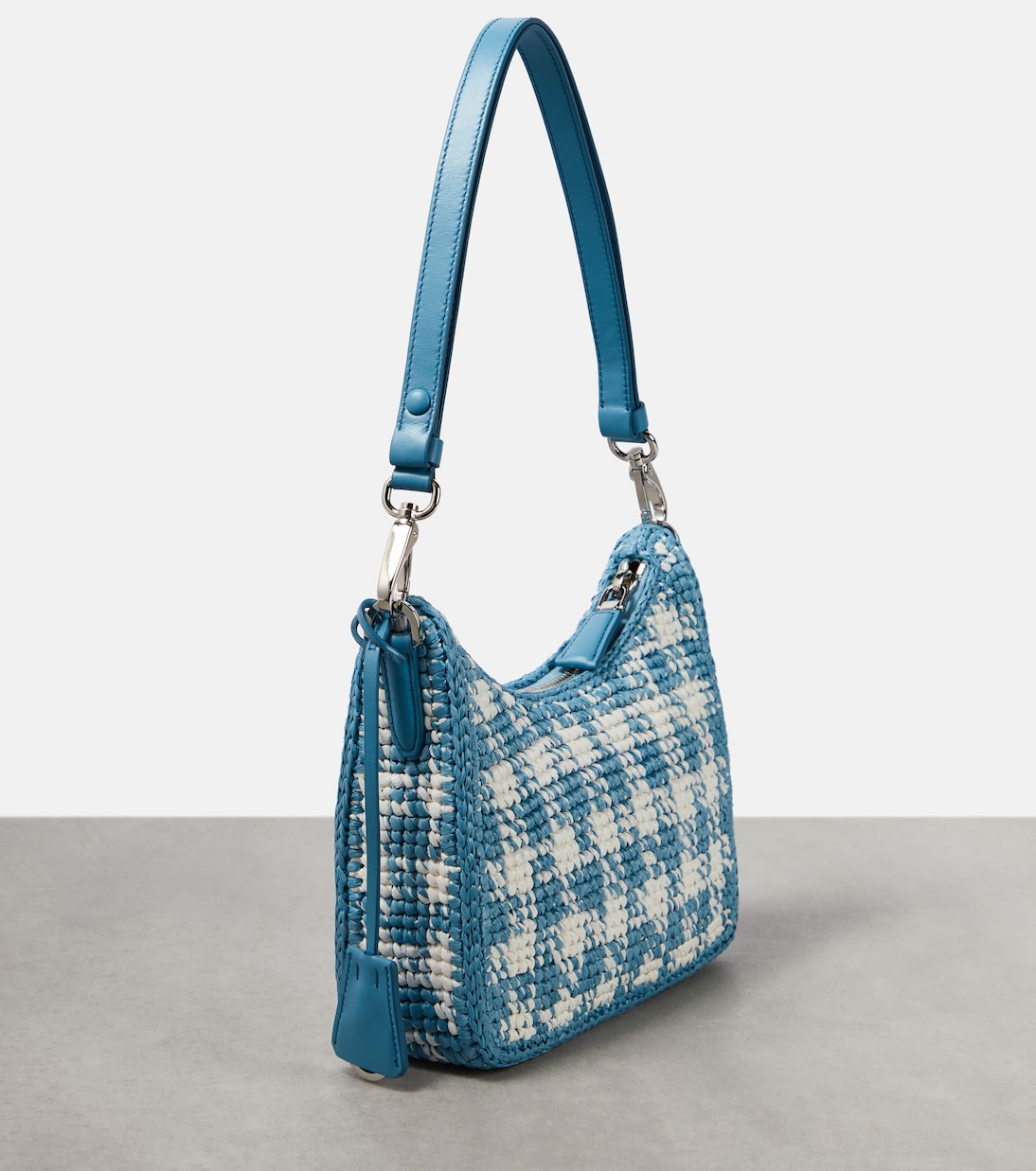 Borsa a spalla Re-edition Mini in crochet | Prada