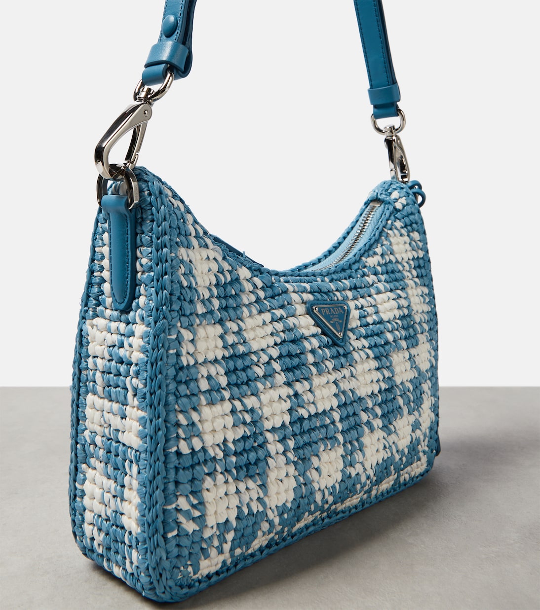 Borsa a spalla Re-edition Mini in crochet | Prada