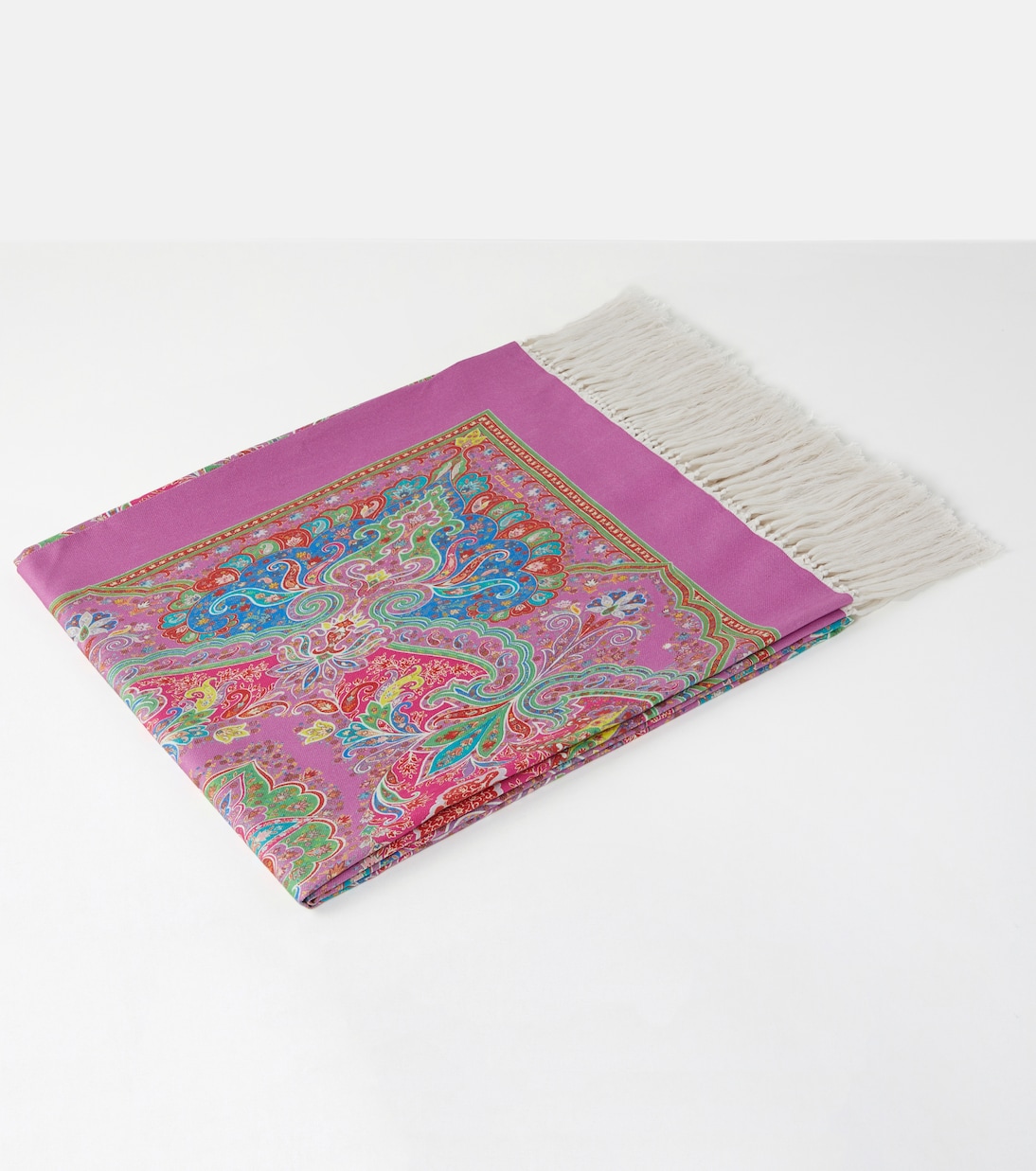 Spugna paisley cotton blanket | Etro