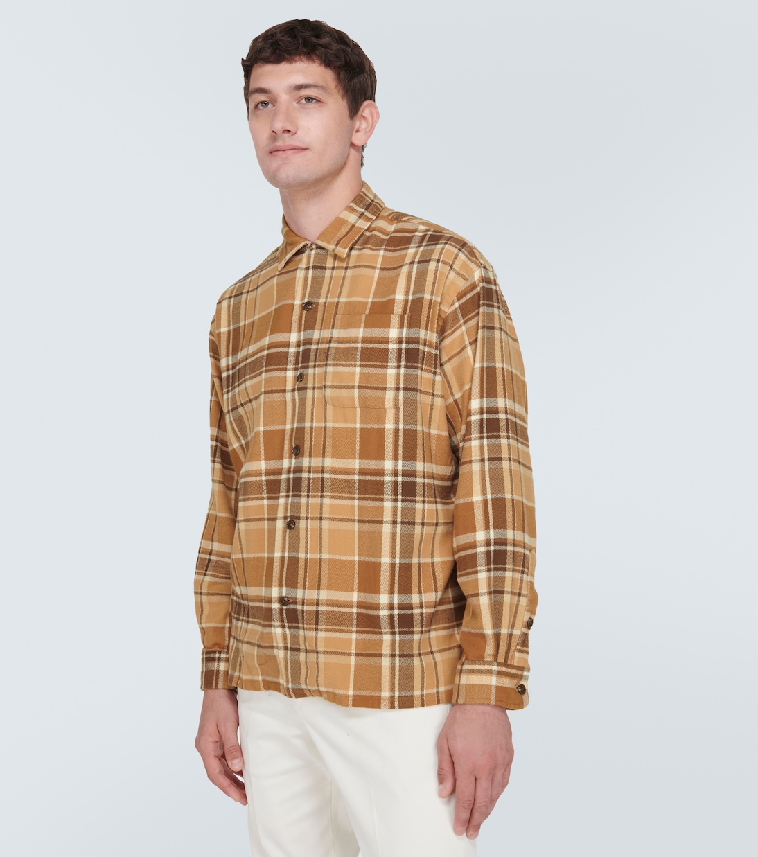 Checked cotton flannel shirt | Polo Ralph Lauren