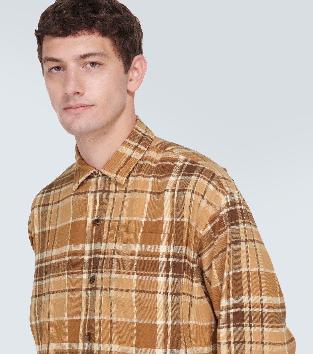 Checked cotton flannel shirt | Polo Ralph Lauren