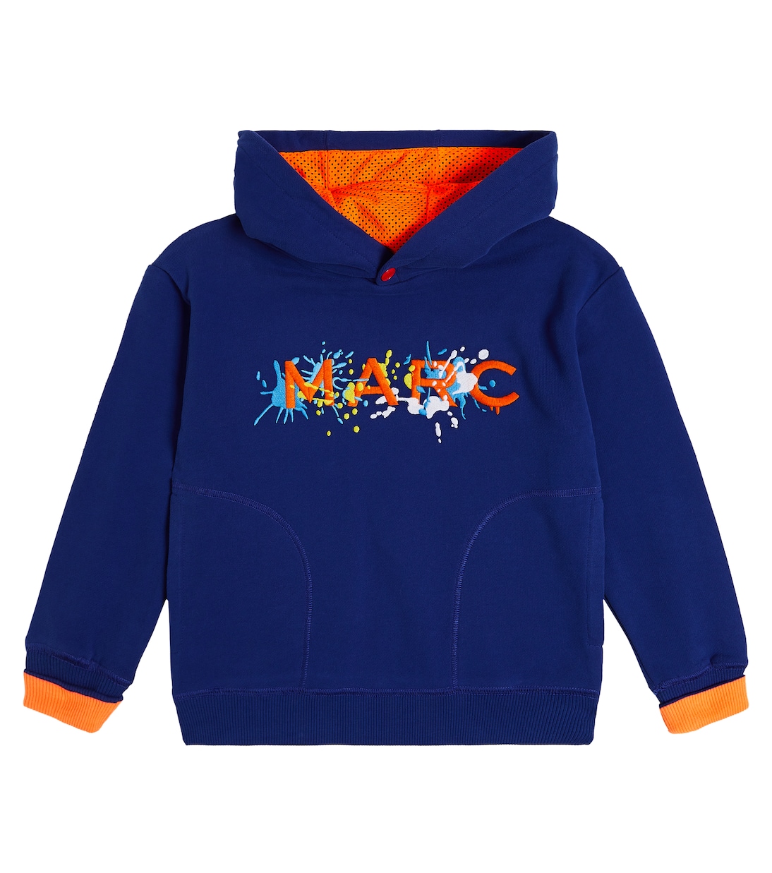 Sweat-shirt à capuche brodé en coton | Marc Jacobs Kids