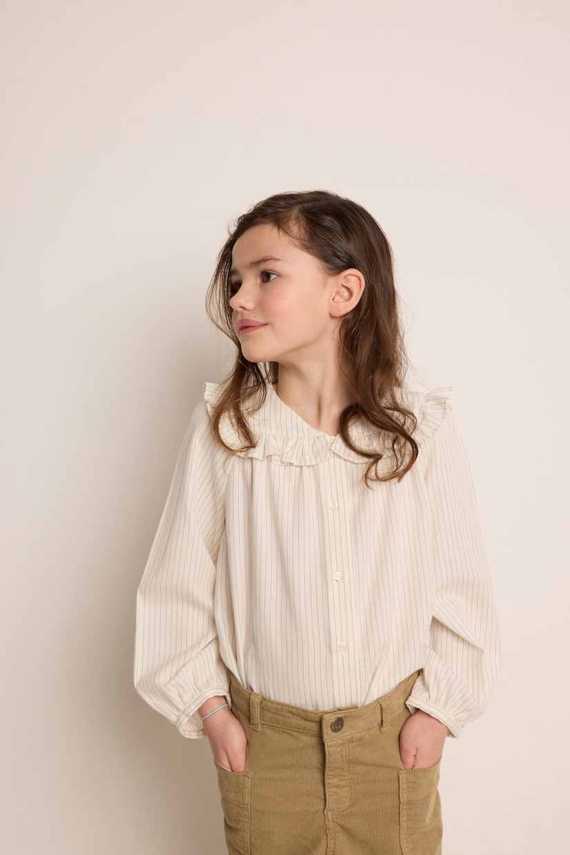 Charley striped cotton blouse  | Bonpoint