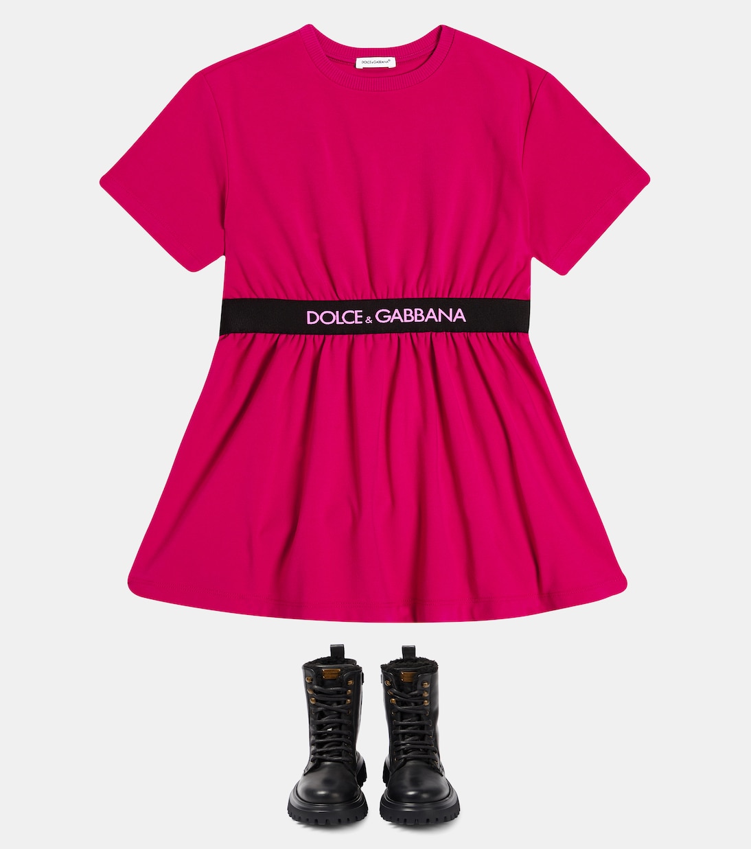 Schnürstiefel aus Leder | Dolce&Gabbana Kids