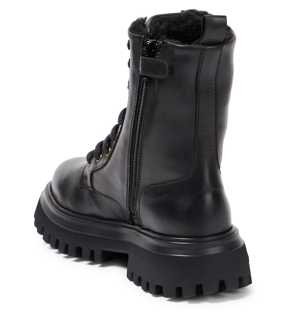 Schnürstiefel aus Leder | Dolce&Gabbana Kids