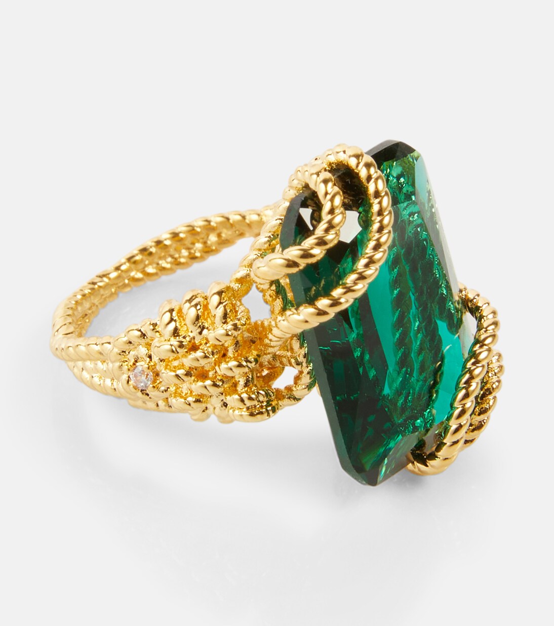 Ring Zimmermann Bloom mit Kristall | Zimmermann