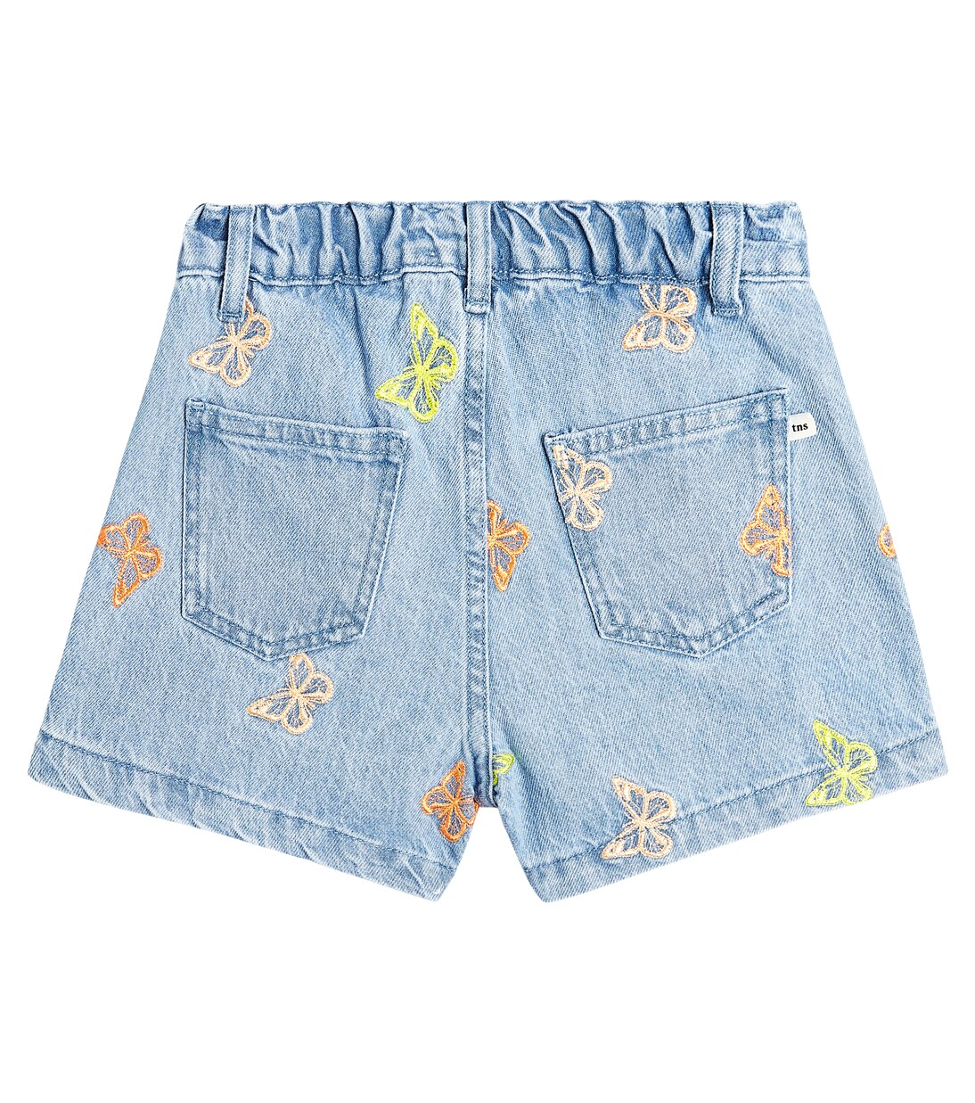 Burbank embroidered denim shorts | The New Society