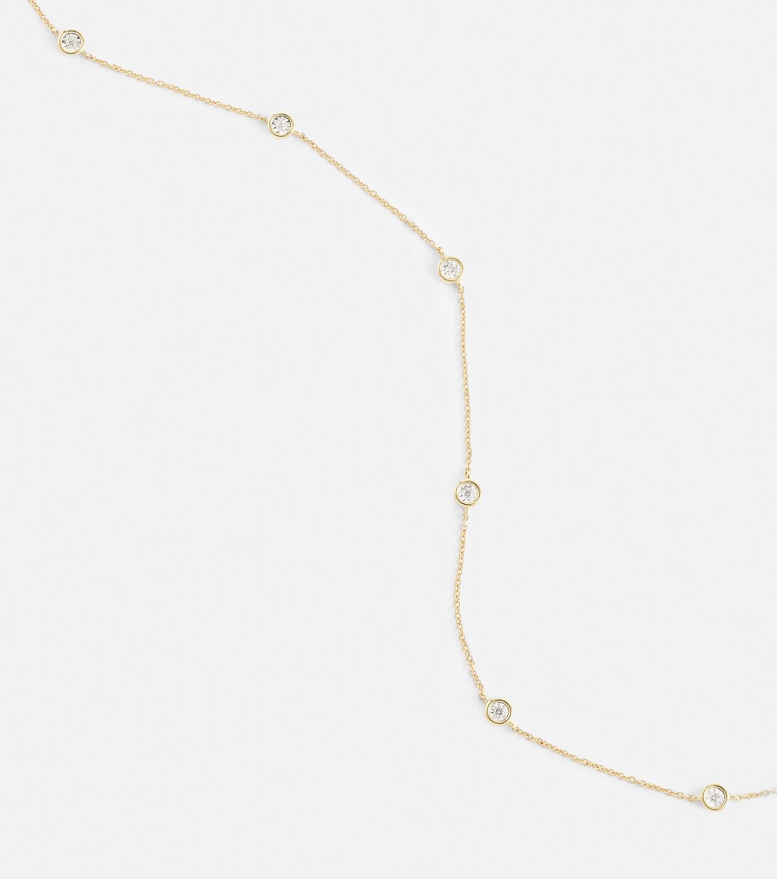 Diamonds By The Dozen 10kt gold necklace with diamonds | Stone and Strand