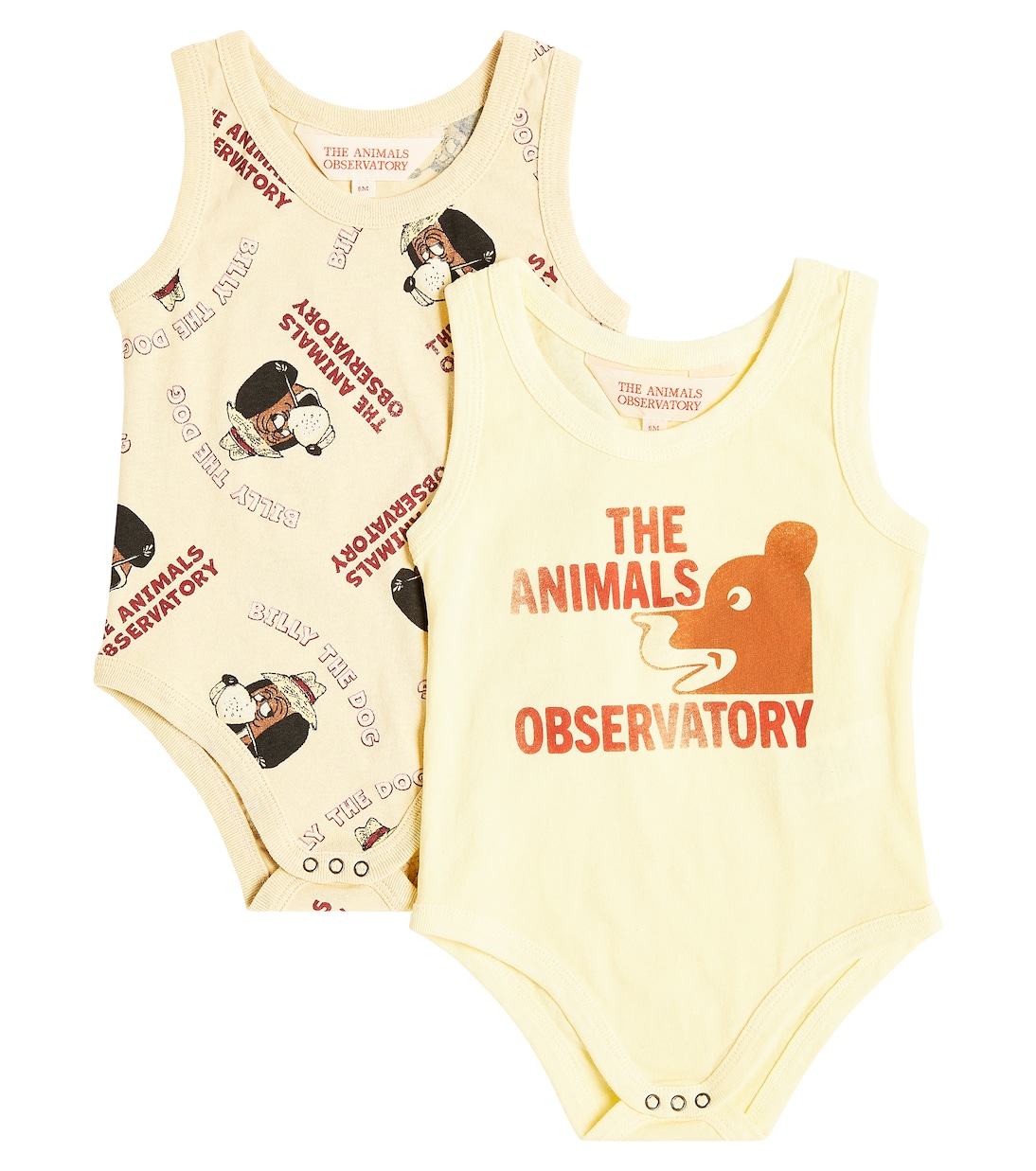 Baby Set aus zwei Bodys aus Baumwolle | The Animals Observatory