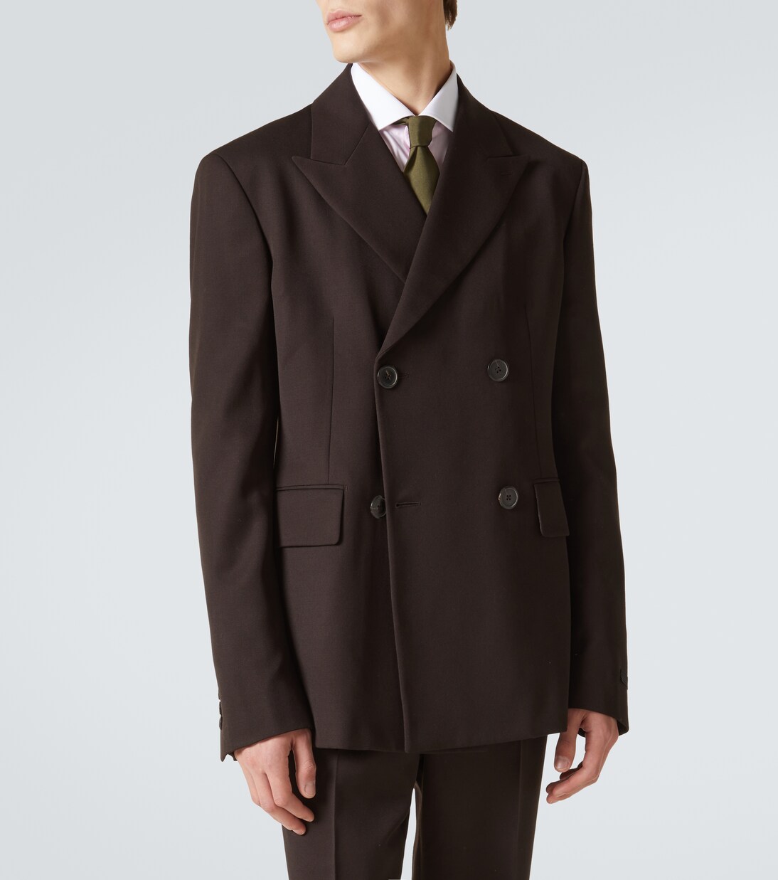 Virgin wool gabardine blazer | Prada