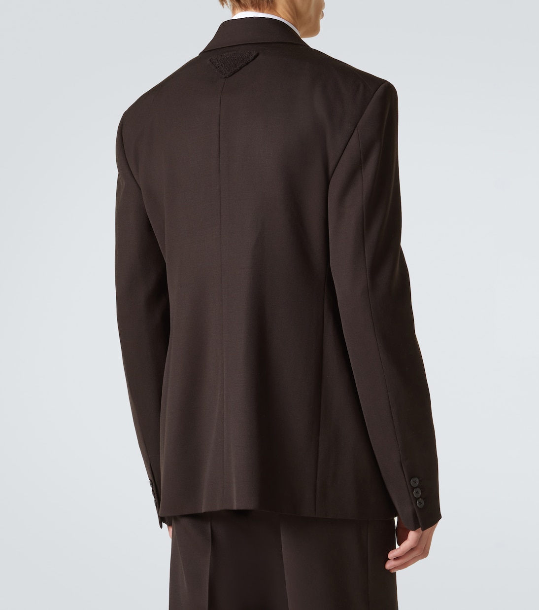 Virgin wool gabardine blazer | Prada