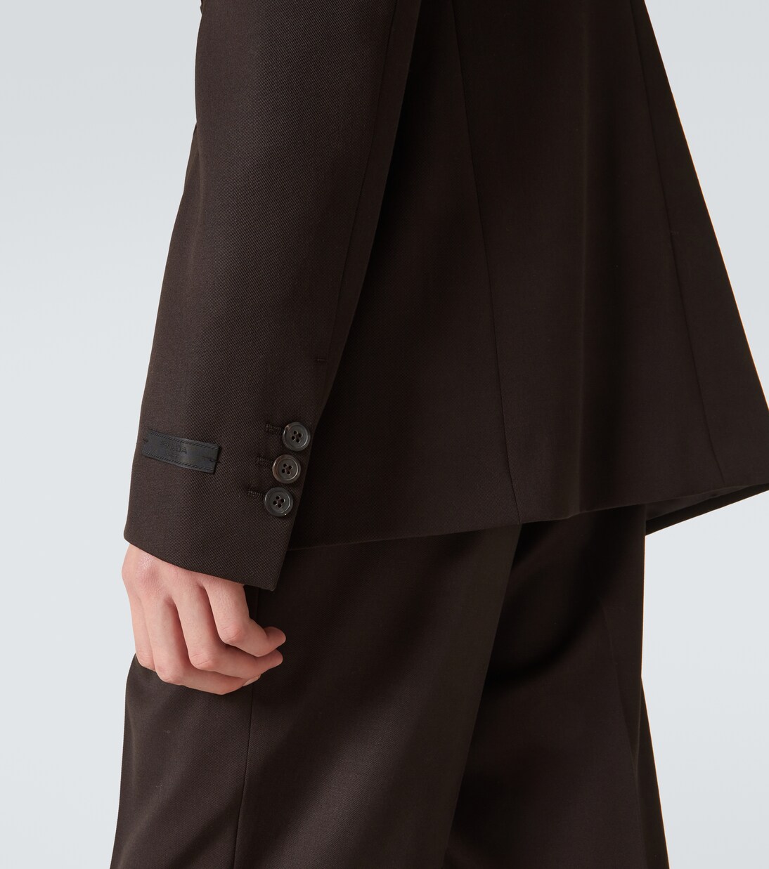 Virgin wool gabardine blazer | Prada