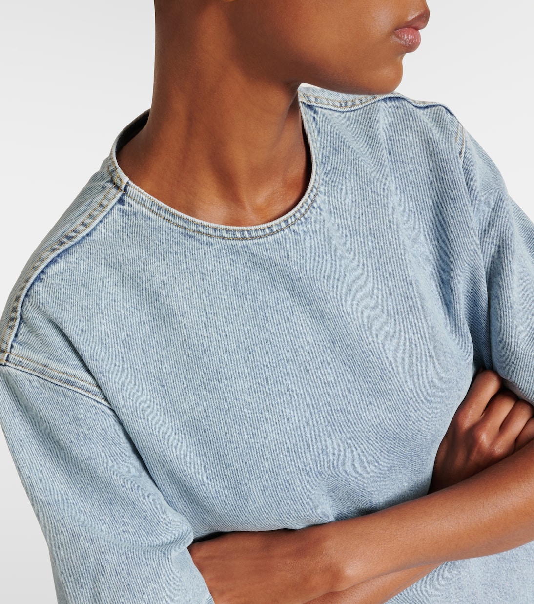 Midikleid aus Denim | Toteme