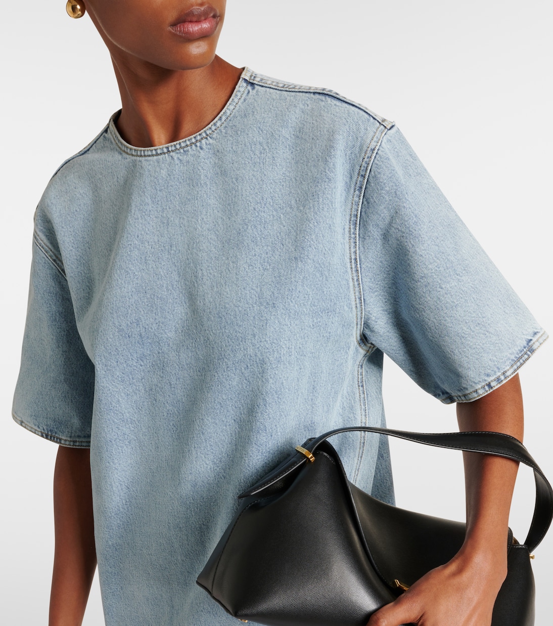 Midikleid aus Denim | Toteme